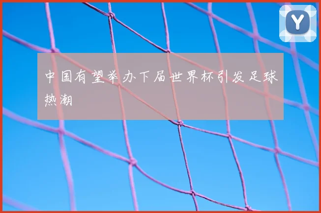 中国有望举办下届世界杯引发足球热潮